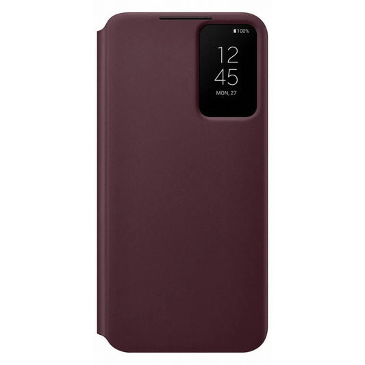 Samsung Galaxy S22+ Plus Smart Clear View Cover EF-ZS906CEEGWW - Burgundy